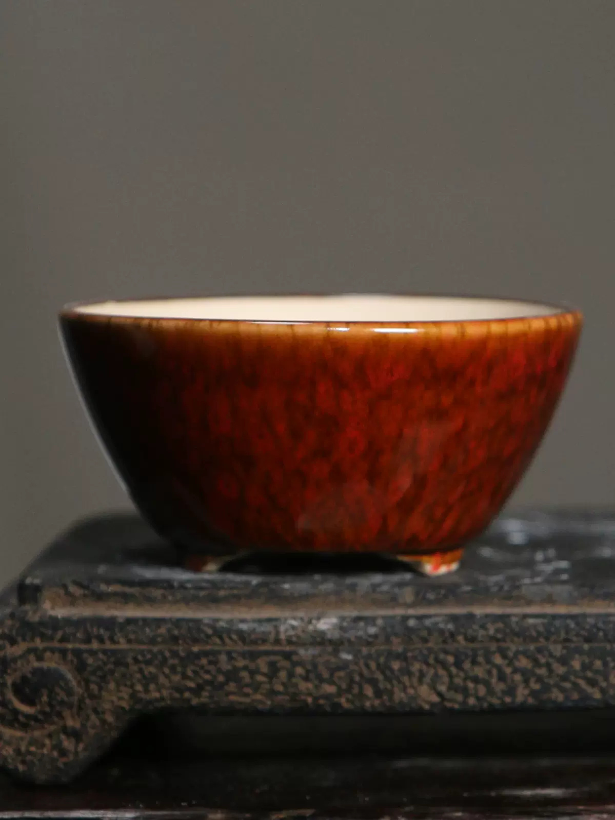 หม้อบอนไซทรงกลมพอร์ซเลนสีสันสด - Bonsai Garden Chinese Garden บทวิจารณ์และราคา