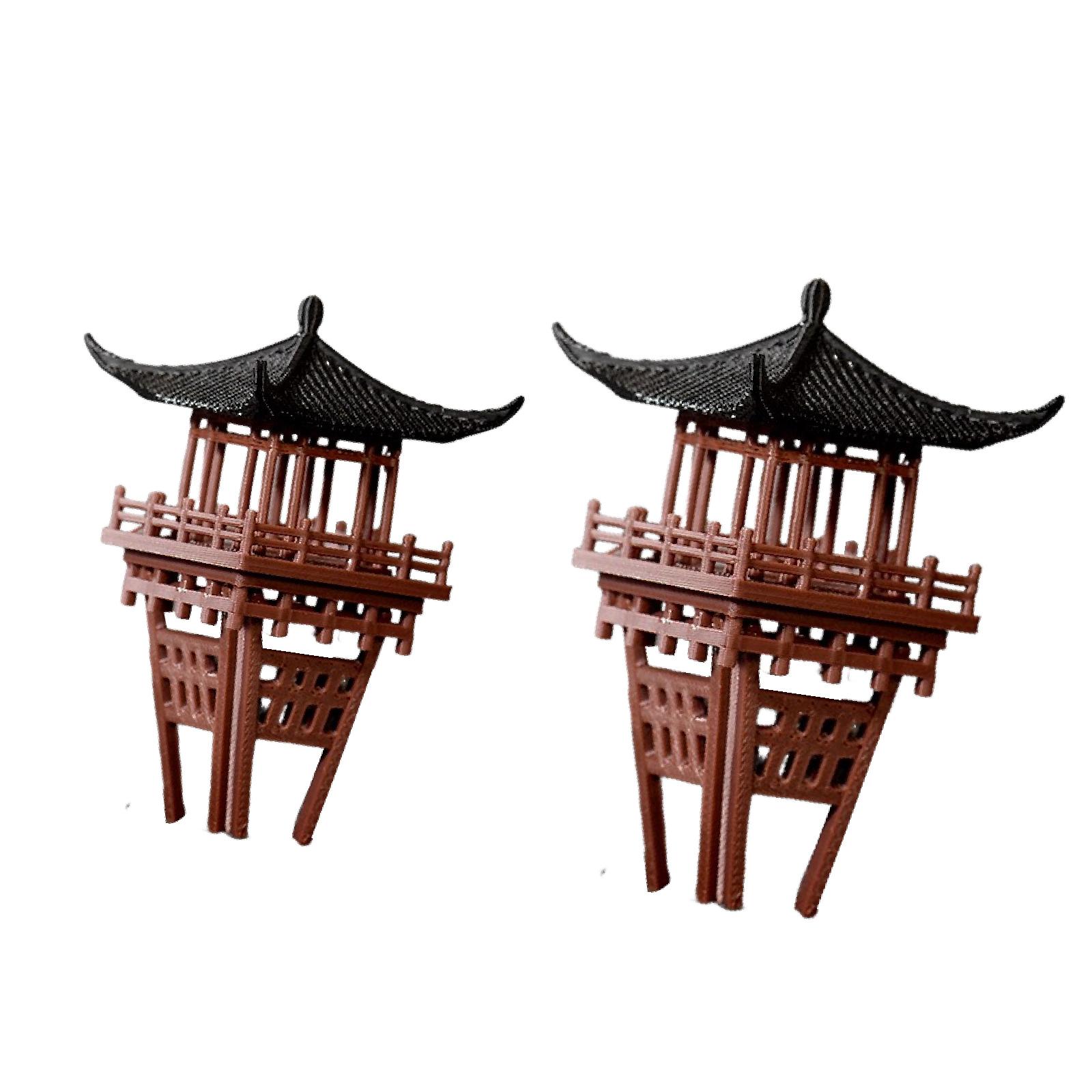 ศาลาจีนจิ๋ว ของตกแต่งสวนแบบดั้ - Bonsai Garden Chinese Garden บทวิจารณ์และราคา
