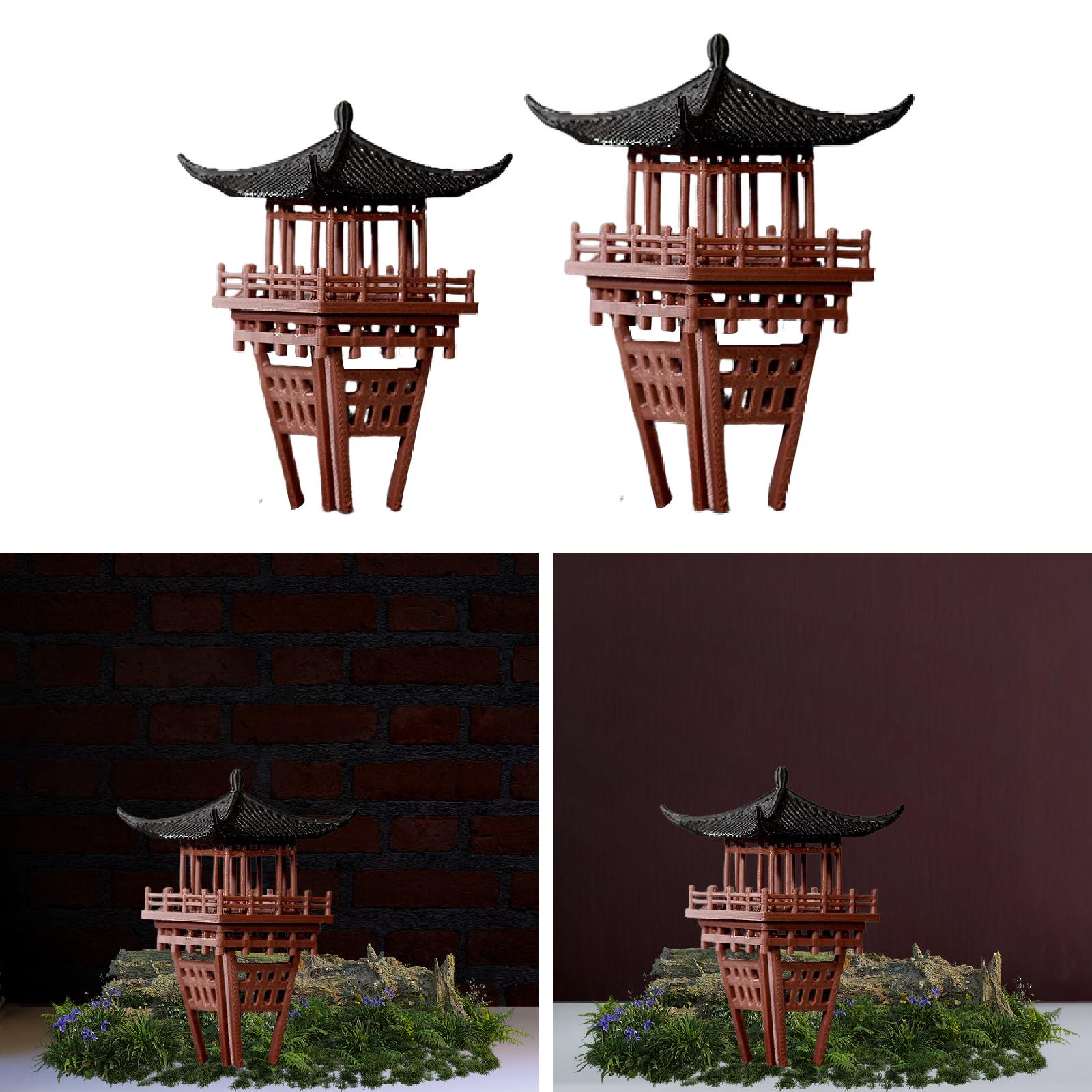 ศาลาจีนจิ๋ว ของตกแต่งสวนแบบดั้ - Bonsai Garden Chinese Garden บทวิจารณ์และราคา