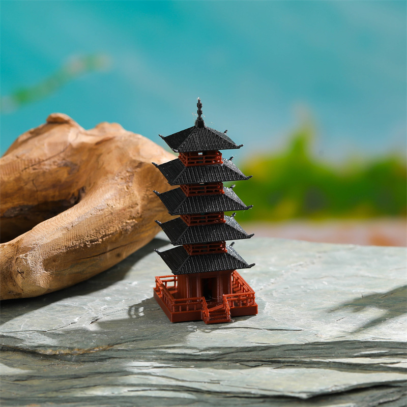 🛒 1 ชิ้น รูปปั้นมินิพักศาลา แบ - Bonsai Garden Chinese Garden บทวิจารณ์และราคา
