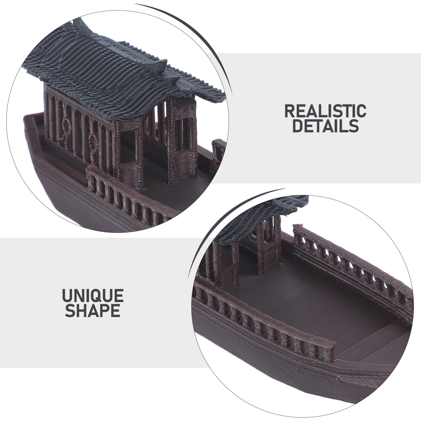 เรือประมงจีนขนาดเล็กสไตล์วินเท - Bonsai Garden Chinese Garden บทวิจารณ์และราคา